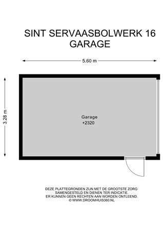 Floorplan - Sint Servaasbolwerk 16, 6211 NB Maastricht